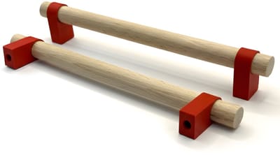 Home 3D® - Hangreep Rood 160mm - Keuken handgreep - Handgreep Kast - meubelgreep - handgrepen keukenkastjes - handgreep badkamer - handgrepen keukenkastjes - inclusief montageschroeven