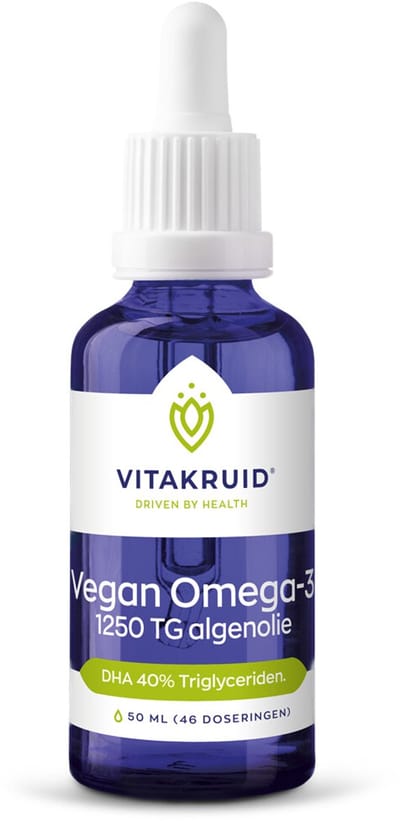 VitaKruid Vegan Omega-3 Algenolie - 50 ml