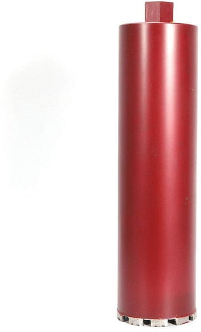 Diamantkernboor - Betonboor Kroon - Materiaal Boren - Extra Lange Boor - 76 mm - Grijs