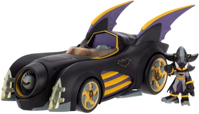 SONIC & DC 6cm Shadow + Batmobile