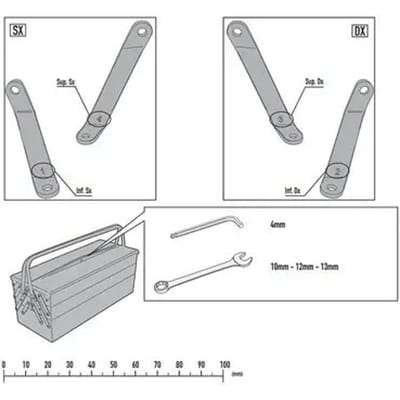 Bubble bevestigingsset Givi 8100A