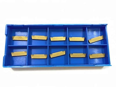 10 Stuks Carbide Inserts MGMN200 (2MM) voor Draaibank Grooving & Cut-Off Gereedschap