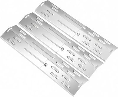 Universele branderafdekking 29 tot 43 cm, vlamverdeler voor grill, vervangonderdelen voor barbecue, set van 3