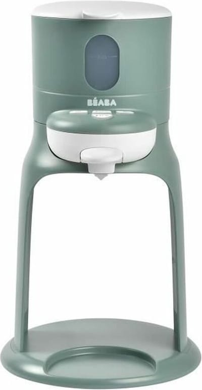 Béaba Bib'Expresso® Flessenbereider - Snelle Babyfles Bereiding - 30s Opwarmtijd - Instelbare Temperatuur - Flessenwarmer - Bain-Marie Functie - Eucalyptus
