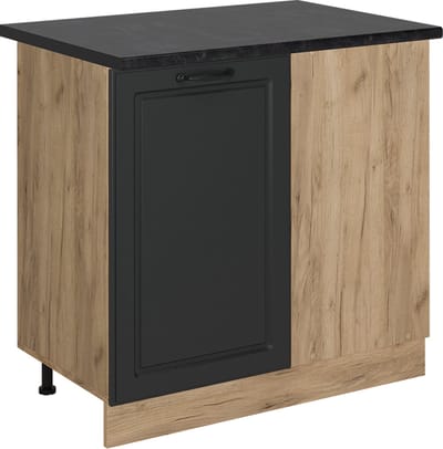 Vicco R-Line Hoekkast – 86 cm, WB Antraciet Antraciet landhuis