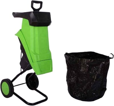 Elektrische Tuinversnipperaar - Houtversnipperaar Mulcher - Tuinafval Verwerken - Stille Werking - 2500W - Groen