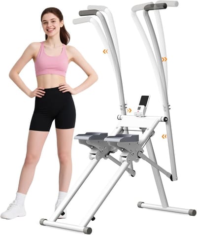 Inklapbare Stair Stepper voor Cardio Training Thuis met LCD Scherm
