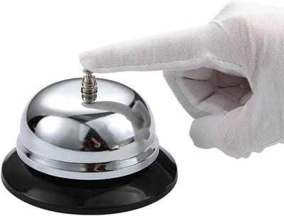 Ontvangstbel - Kassa bel - Klantenservice - Lichtgewicht - 10 Gram - A
