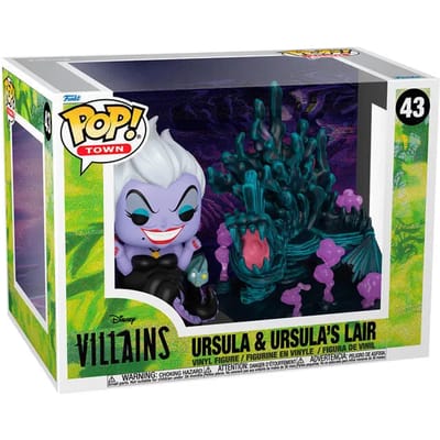 Beeldje Funko Town Disney Villains Ursula & Ursulas Lair