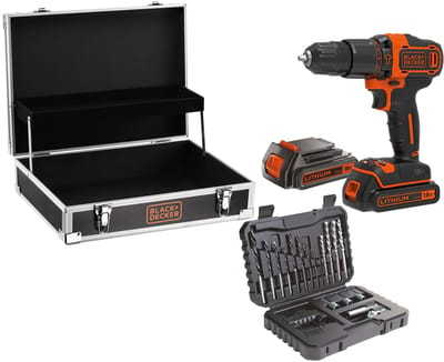 BLACK+DECKER BDCHD18B2FC-QW Schroef-/klopboormachine