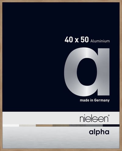 Nielsen Alpha Aluminium Wissellijst Oak 40x50cm