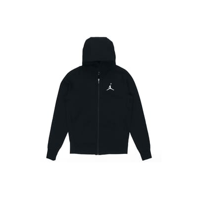 Jordan Geborduurde Gebreide Jas met Capuchon Heren Bovenkleding Zwart AH3932-010 XS white
