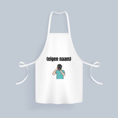 Akyol - fotograaf man met eigen naam Keukenschort - Fotograaf - fotografen - leuk cadeau voor iemand die houd van foto's maken - cadeau - kado - 82 bij 71 cm