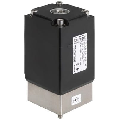 Magneetventiel 45x45 mm SFB Flens NC RVS EPDM -1-9bar/-15-131psi 24VAC/DC ATEX 2875 326604
