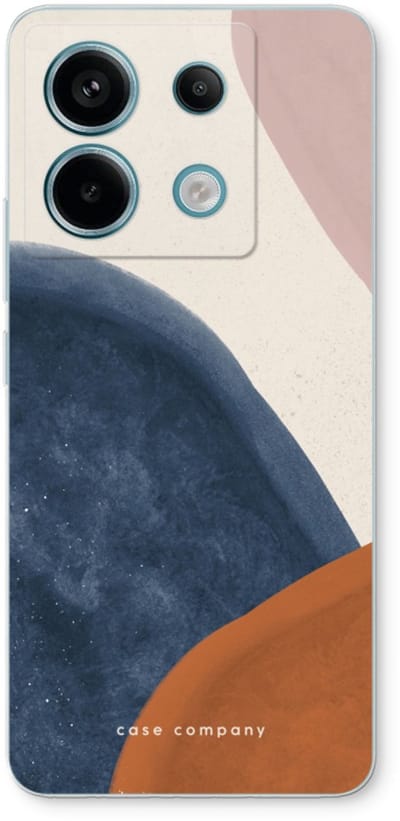 Case Company® - Hoesje geschikt voor Xiaomi Poco X6 hoesje - Geo #1 - Soft Cover Telefoonhoesje - Bescherming aan alle Kanten en Schermrand