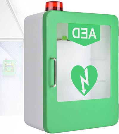 AED Opbergkast - Defibrillator Kast EHBO - Levens Redden - Met Alarm Systeem - 45 x 35 x 18 cm