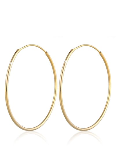 Elli Dames Oorbellen Dames Basis Klassiek in 925 Sterling Zilver