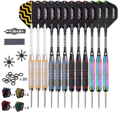 Professionele Darts met 12 Vlieger en Aluminium Schachten - Perfect voor Spelers