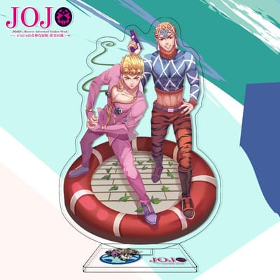 Hoge Kwaliteit JOJO's Bizarre Avontuur Golden Wind Anime Acryl Standee Karakter Display Figurine Dropshipping Anime Merchandise