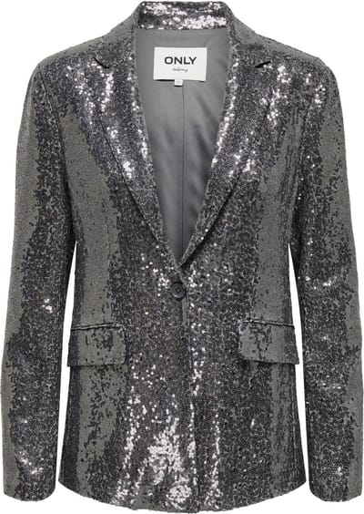 ONLY ONLPINKO-STEO LIFE L/S SEQUIN BLAZER TLR Dames Blazer - Maat 34