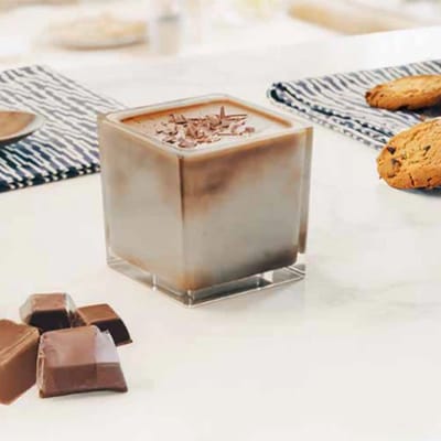 Glozini Quadra - IJscoupes - Dessertkommen - 8cm - Set van 6