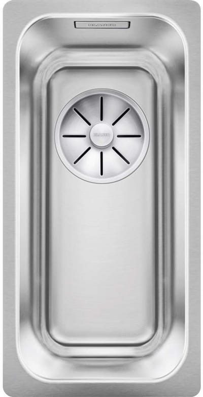 Spoelbak, 220x440 mm, geborsteld rvs
