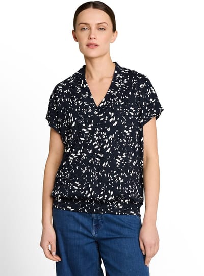 Tom Tailor - T-shirt met patroon - Maat S - navy dot