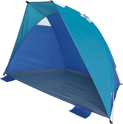 Strandschelp Blauw/Turquoise met UV40 Bescherming en Ventilatie