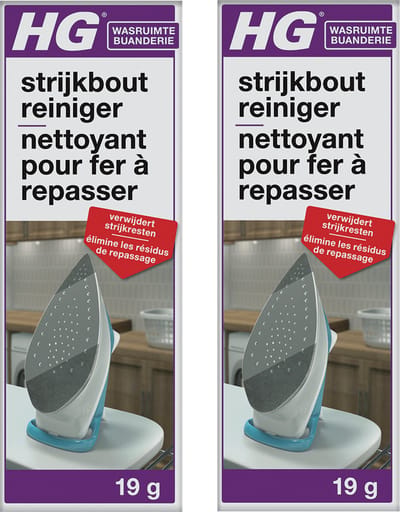 HG - Strijkboutreiniger - 19 gram - 2 Stuks