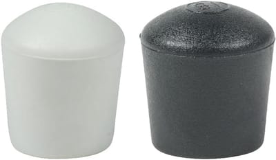 16x Koepelvormige Meubeldoppen - Beschermdoppen voor Tafel- en Stoelpoten (32 mm, Wit)