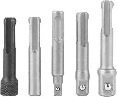 Socket adapter sets voor elektrische gereedschappen, 3-delige SDS universele moer schroevendraaier met verlengstukken en accessoires voor efficiënt gebruik