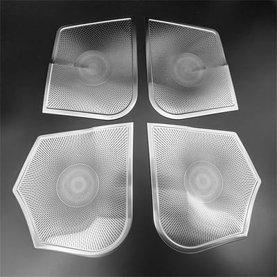 Luidsprekerhoes Auto - Speaker Trim Audio Cover - Interieur Beschermen - Roestvrij Staal ABS - 1 set - normaal