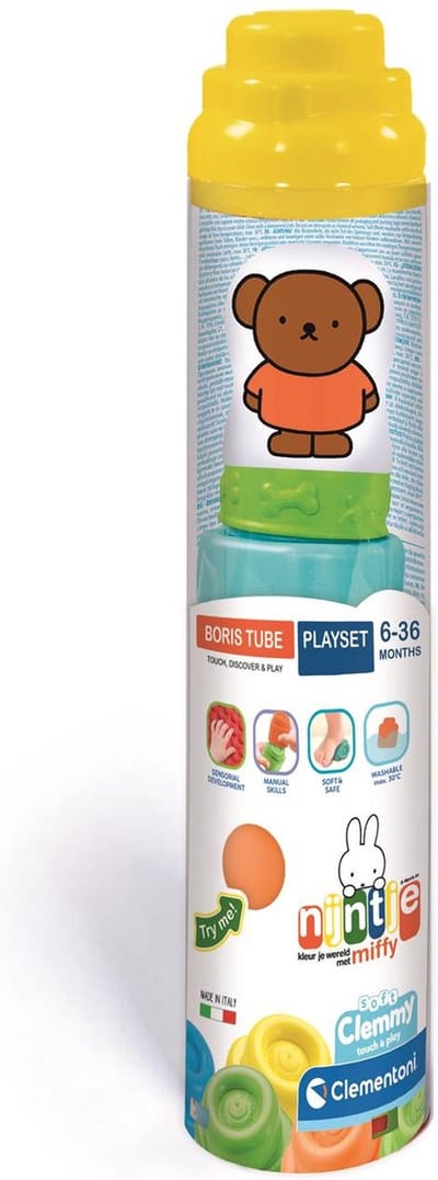 Clementoni - Nijntje - Clemmy Tube - Boris - Educatief Speelgoed - 6-36 maanden