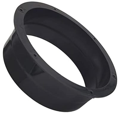 Ducting Flange Kraag Montage Ronde Buis PVC-Connector 200 mm Wandflens Voor Ventilatiebuis