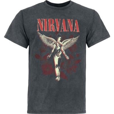 Nirvana T-shirt - In utero - S tot XXL - voor Mannen - zwart