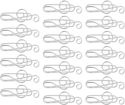 Dailygoods- Paperclip Decoratief - Lichtgewicht - Papierklem - Paperclips Goud - Paperclips Gekleurd - Paperclip Hart - Kantooraccessoire