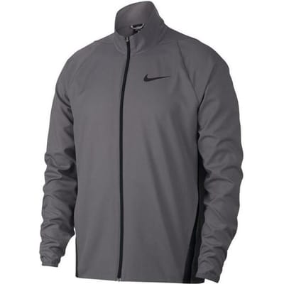 Nike Veste à Manches Longues Zippée avec Logo Imprimé Couleur Unie Homme Vestes Gris 928011-036 M gray