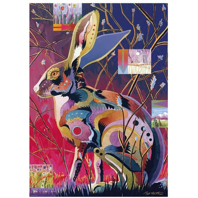 Peinture Diamant DIY Lapin Dessin Animé Broderie Diamant Complète Point de Croix Décoration d'Intérieur 20X30CM beige