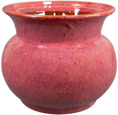 Ter Steege Bloempot Rood-Paars D 30 cm H 25 cm
