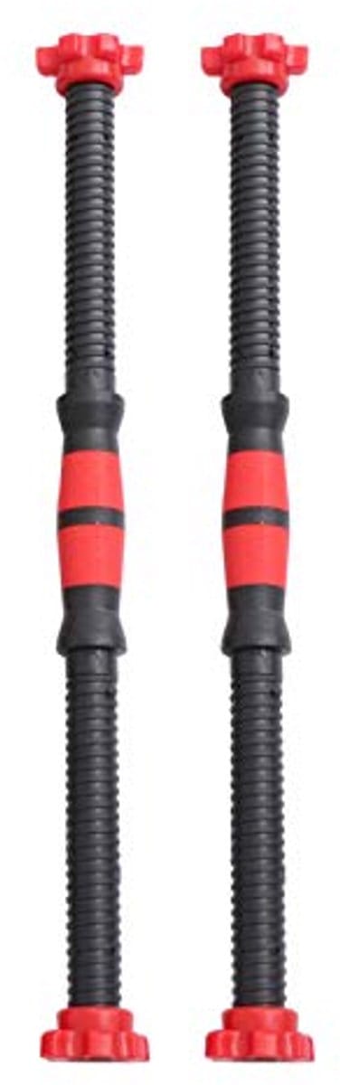 2 Stuks 50 cm Halter Bars Handvatten - Gewichtheffen Spinlock Kraag Set