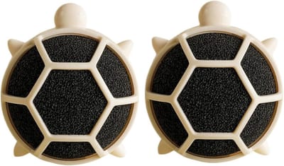 Haarentferner voor Wasgoed - Pluisvanger Schildpad - Kleding Reinigen - Herbruikbaar Ontwerp - 2 Stuks - Wit