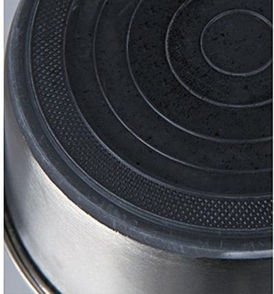 Roestvrijstalen hondenbak met antislip rubberen bodem - 1,0 l/ø 17 cm