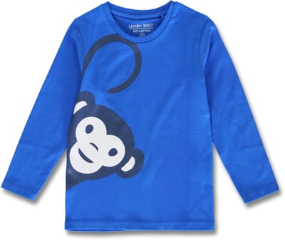 Lemon Beret Shirt - Jongens - Blauw - Maat 134 - 151954