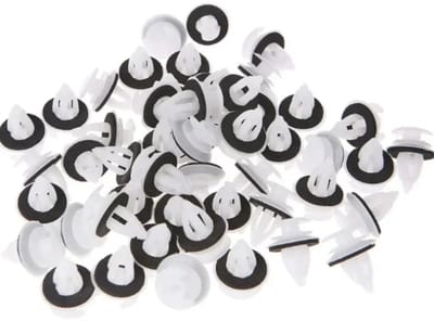 50PCS Deurpaneel Clip met Afdichtring Sluiting Klinknagel Bumper Clip Retainer voor BMW E34 E36 E38 E39 E46 M3 M5 Z3 X5 Auto Accessoires