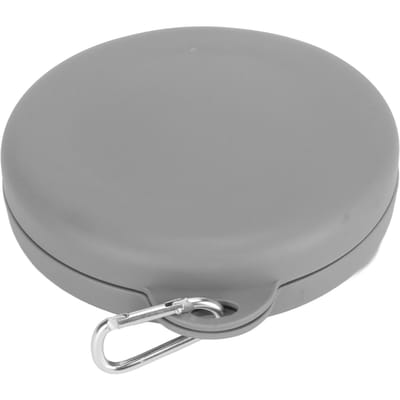 Bols pliables pour chiens, sans BPA, en Silicone de qualité alimentaire, extensible 2 en 1, bol d'eau et de nourriture pour animaux de compagnie, pour voyage gray