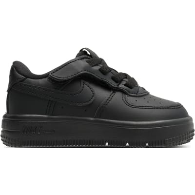 Nike Air Force Babyschoenen - Zwart - Maat 21 - Leer