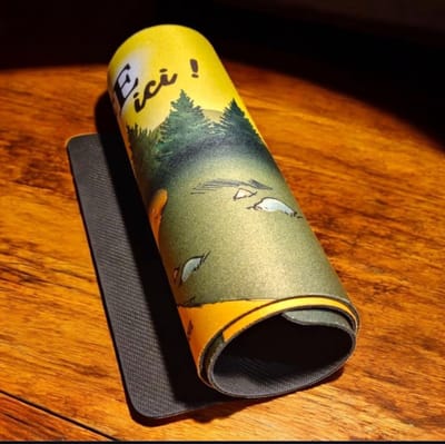 Decoratieve Barmat - Antislip Onderzetter - Bar Beschermen - Authentiek Ontwerp - Rechthoekig - Geel Groen