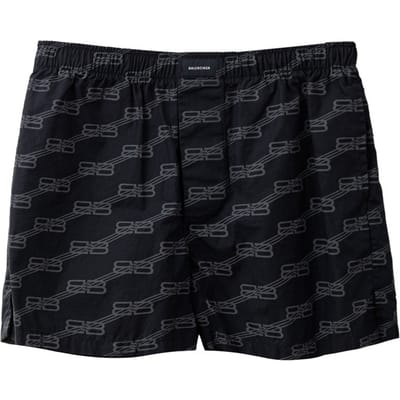 Shorts met Logo Allover Balenciaga