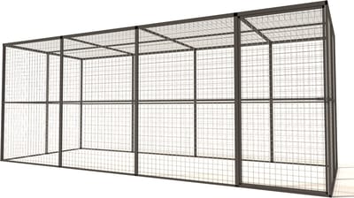 Wood Selections Kattenren Lilly - Kattenrennen - Kattenhuis - kattenkooi - Kattenhok - Dierenverblijf - Buitenren - Kattenverblijf voor buiten