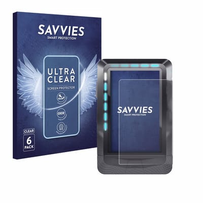 Savvies - Screenprotector voor Wahoo Elemnt GPS - Folie Beschermfolie transparant 6 Stuks